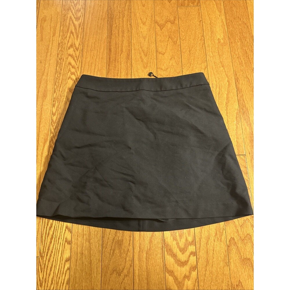 Express Womens Size 6 Solid Black  Flared Skirt